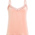 Cami-topp Velours Lace, Rosa