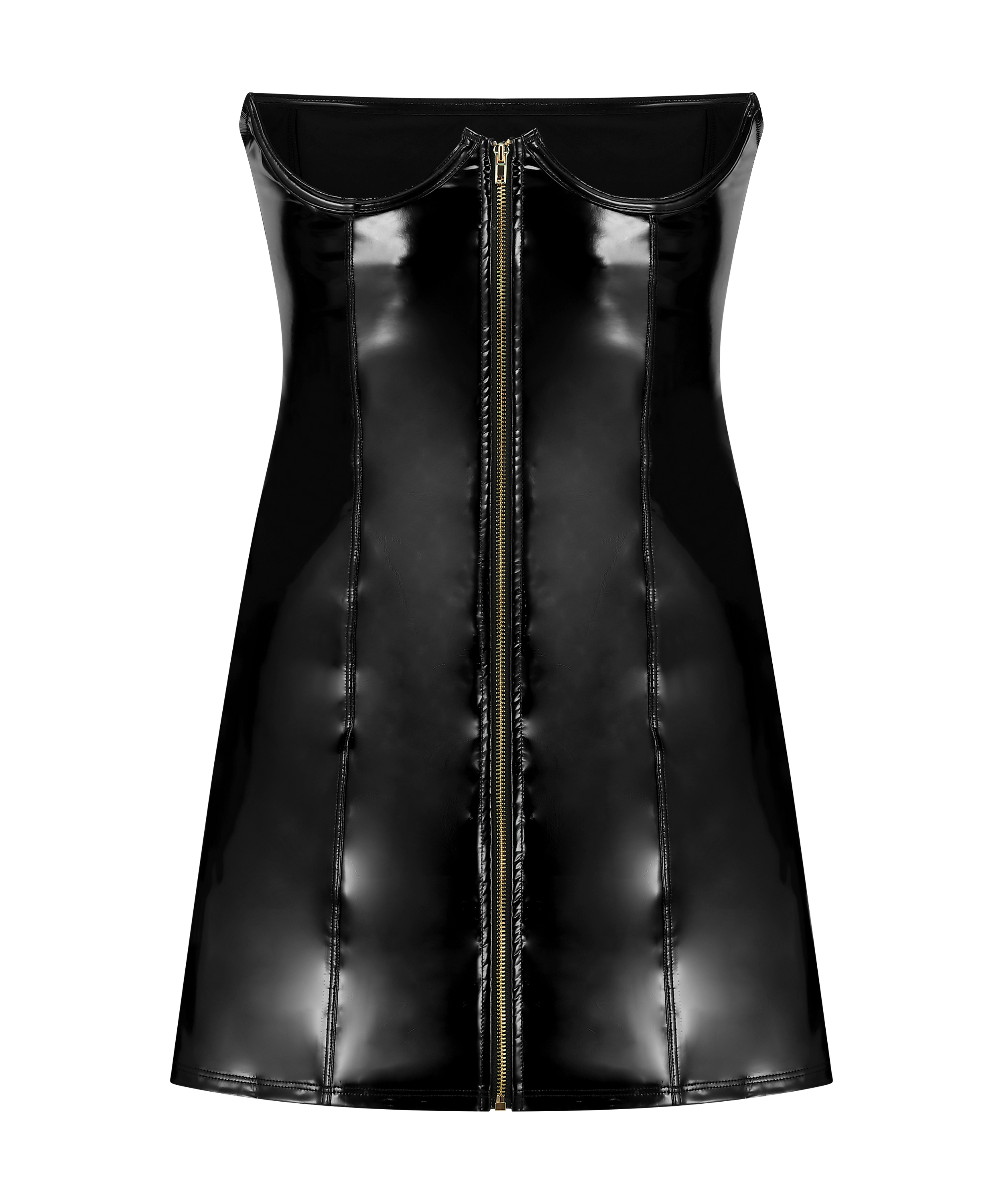 Slipdress med bøyle, Svart, main