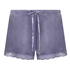 Velvet lace shorts, Lilla
