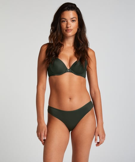 Invisible brasiliansk truse Lace Back, Grønn