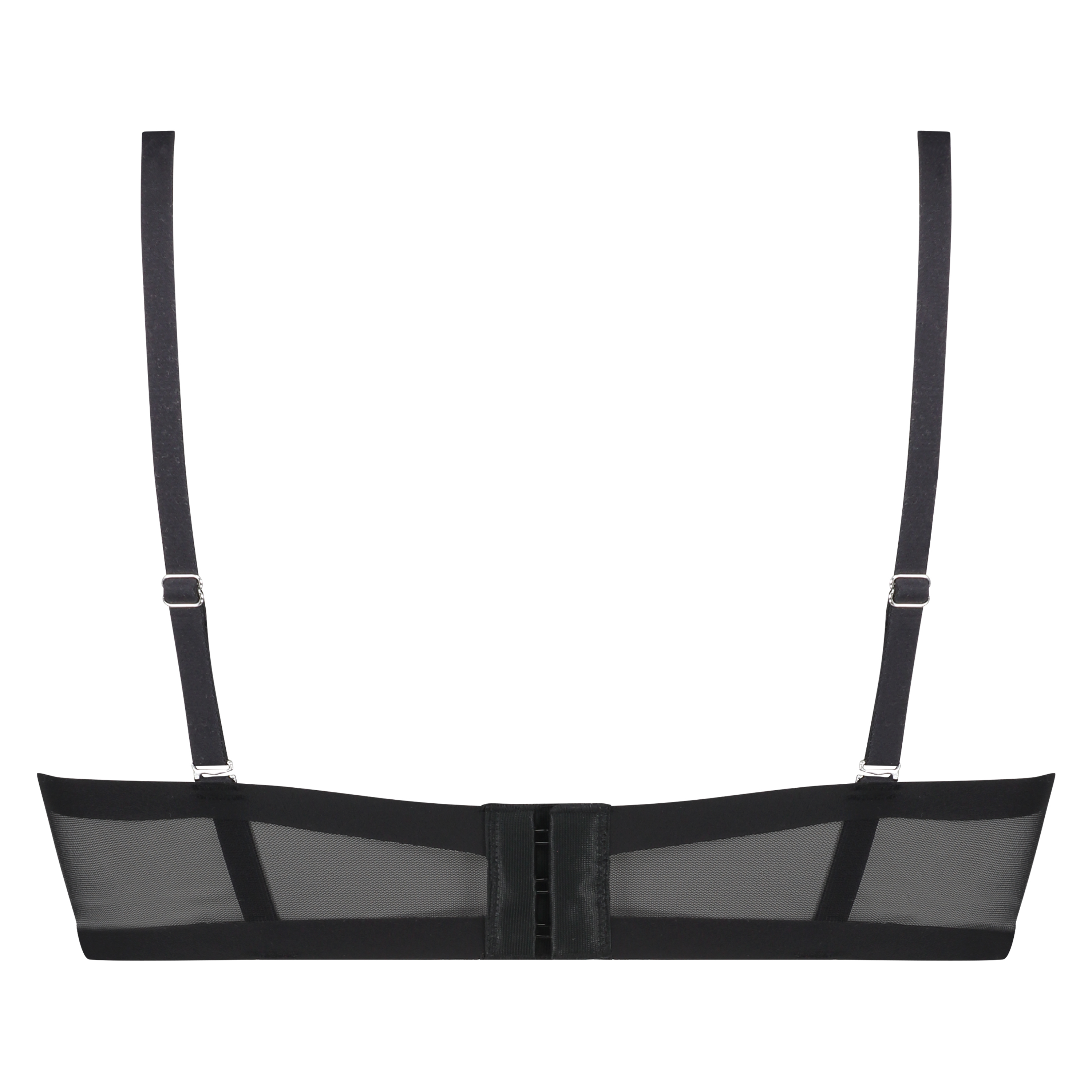 Kylie foret stroppel&oslash;s BH med b&oslash;yle, Svart, main