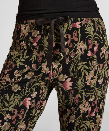 Pyjamabukser Jersey, Svart