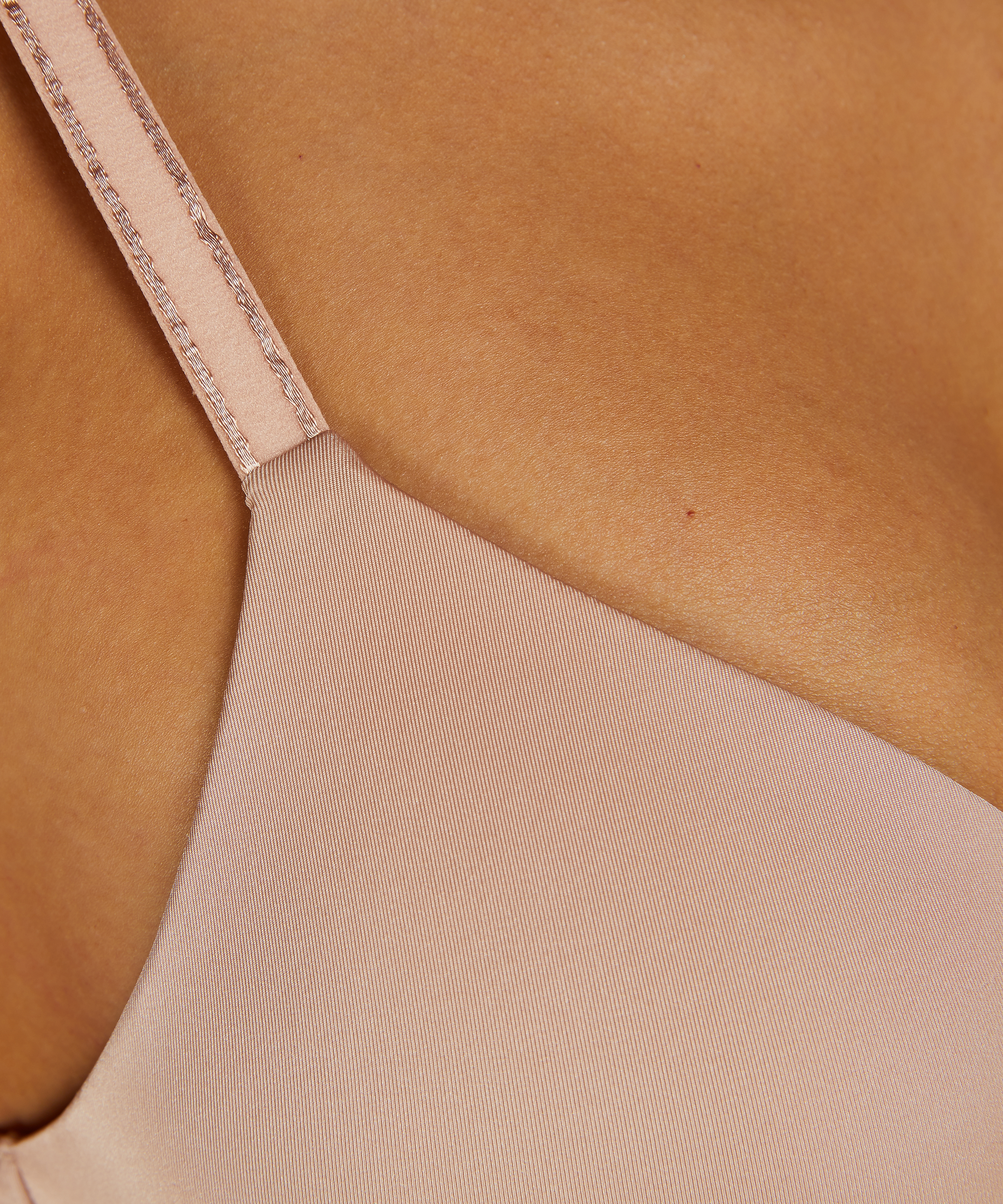 Mona foret push-up BH uten bøyle, Beige, main