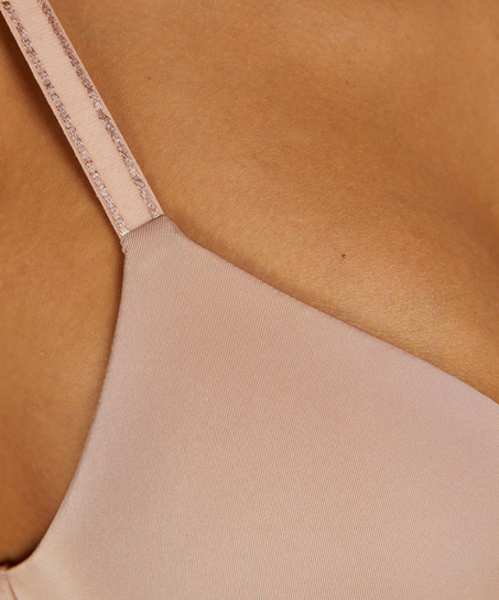 Mona foret push-up BH uten bøyle, Beige