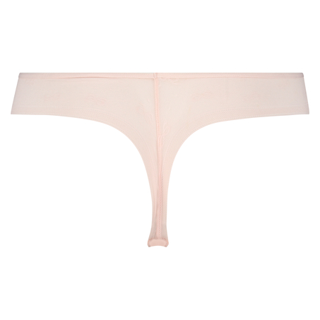 Usynlig thong med logo, Rosa