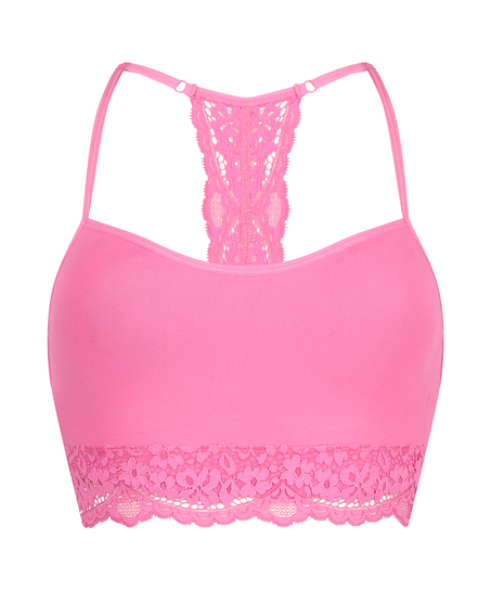 Marine s&oslash;ml&oslash;s bralette, Rosa