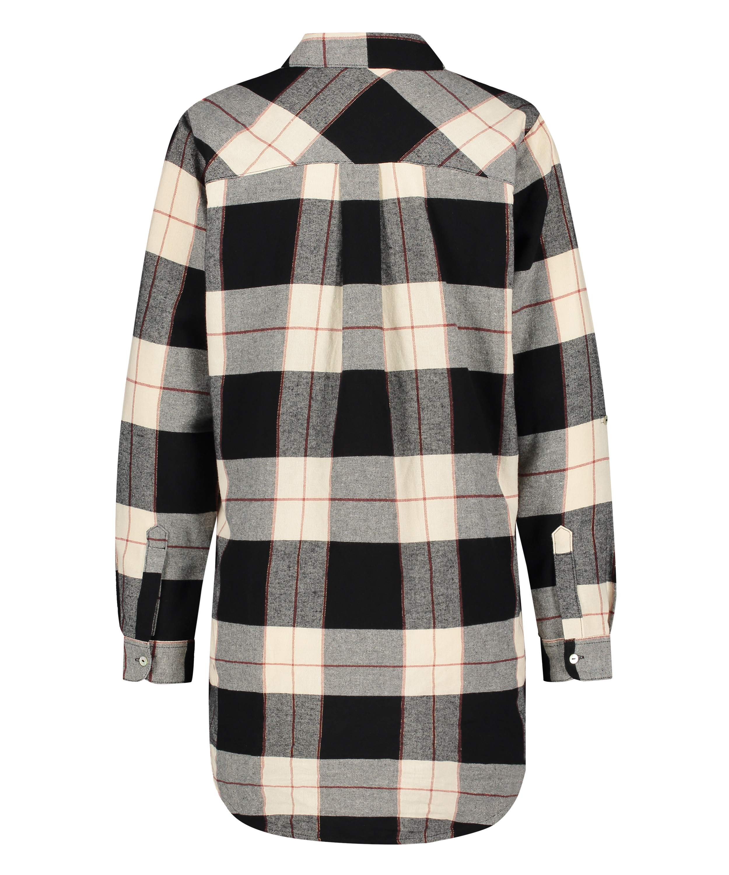 Langermet menshirt, Svart, main