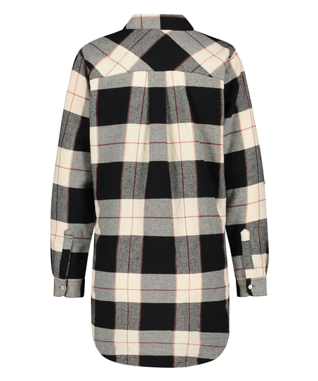 Langermet menshirt, Svart