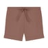 Essential shorts i jerseystoff, Brun