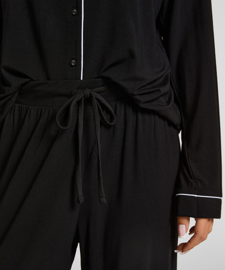 Essential bukser i jerseystoff, Svart