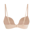 ﻿Vattert bh med bøyle push-up Deep-V, Beige