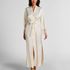 Kimono Long Satin Valerie, Hvit