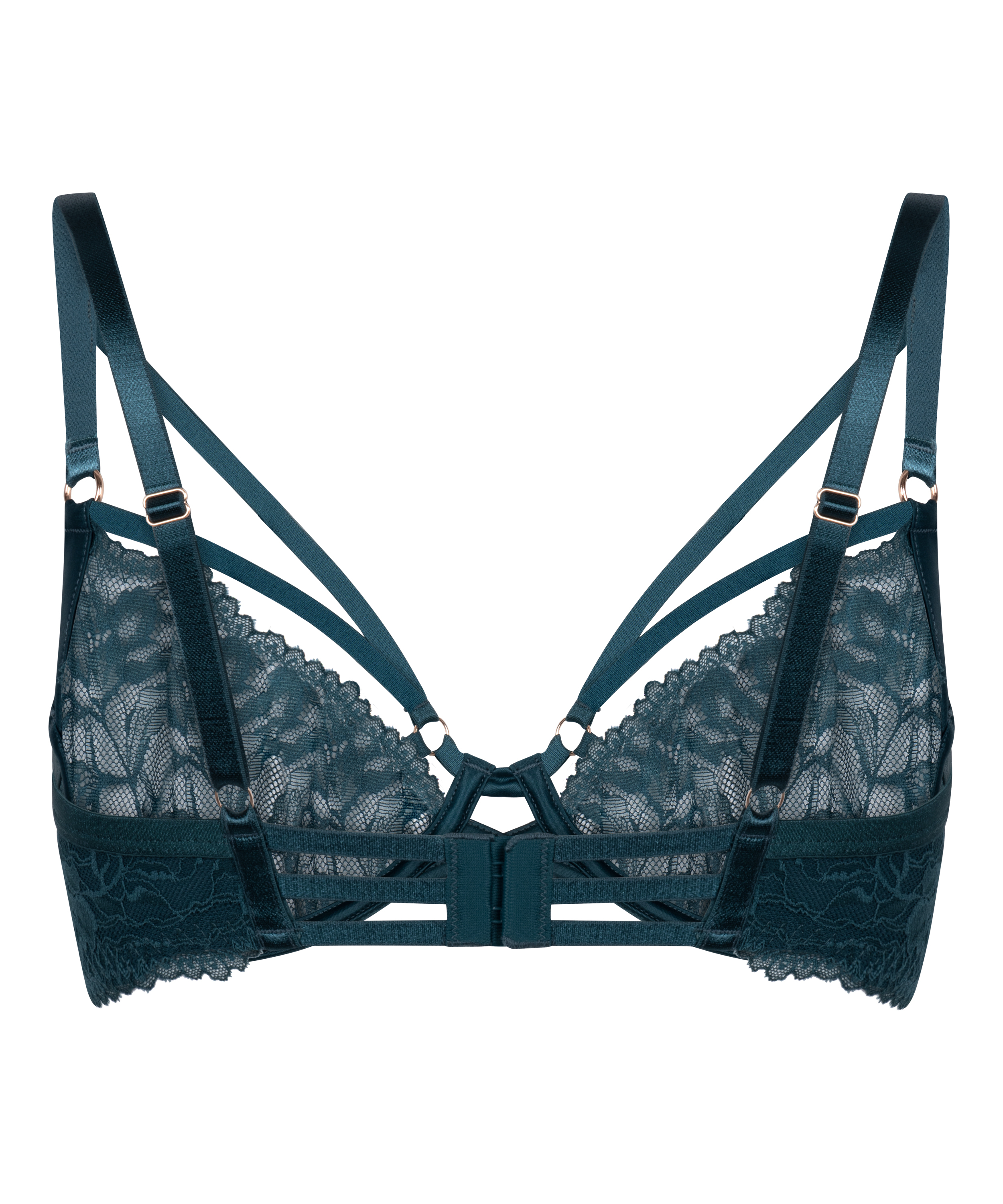 Amel Non-Padded Underwired Bra, Bl&aring;, main