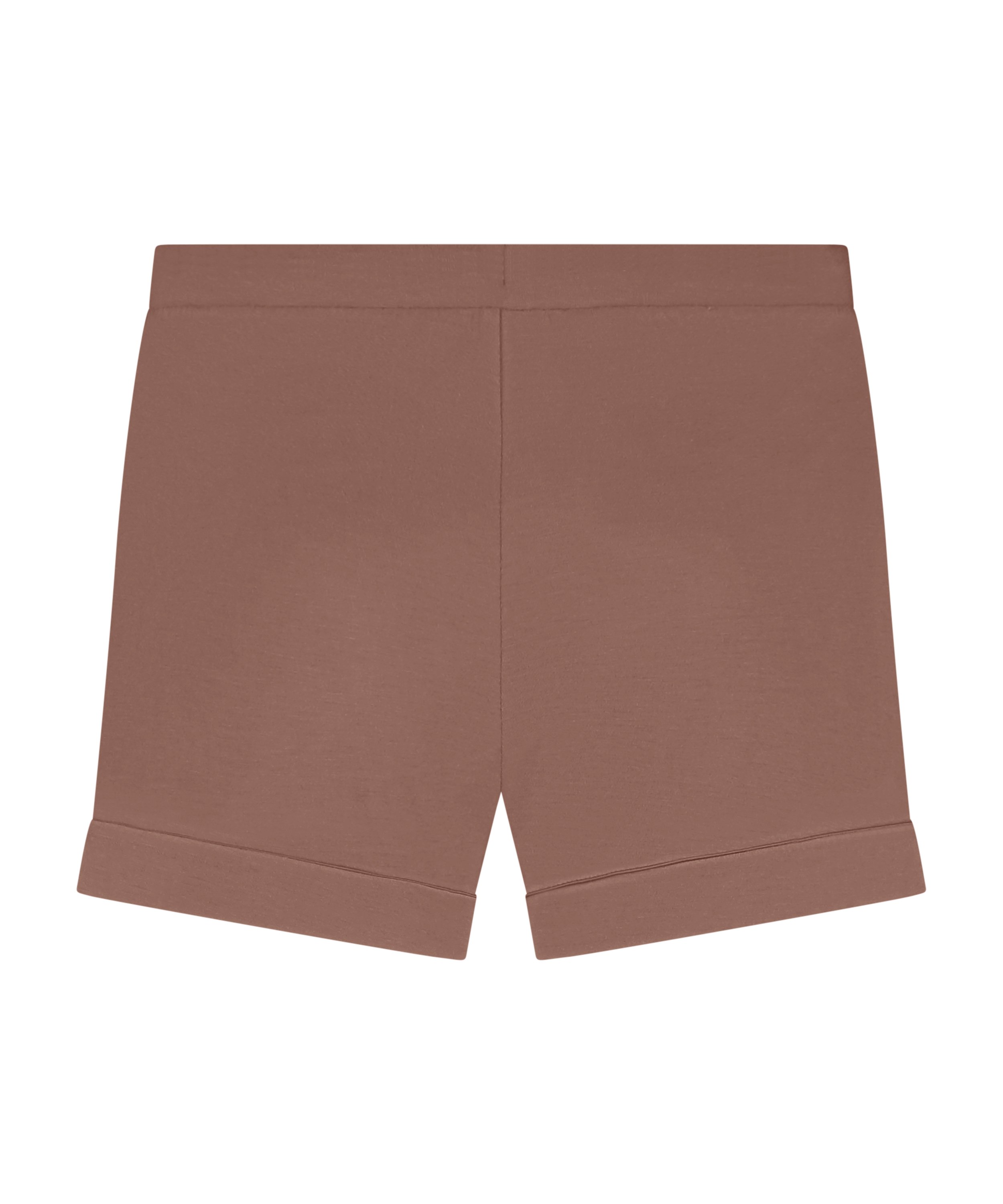 Essential shorts i jerseystoff, Brun, main