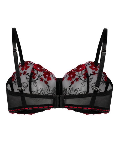 Peonie Non-Padded Underwired Bra, Svart