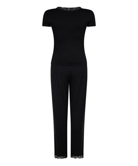 Pyjamasett Nanna, Svart