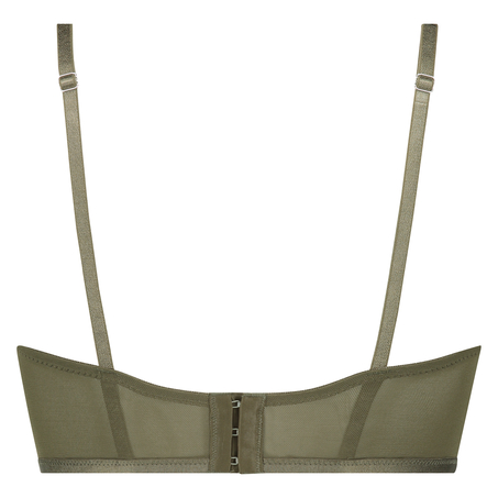 Lilliana uforet longline-BH med b&oslash;yle, Gr&oslash;nn