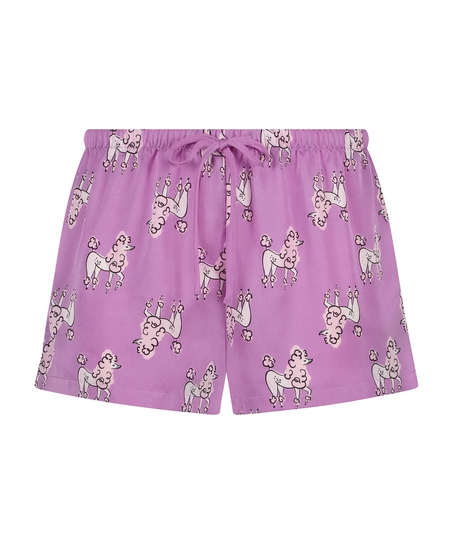 Pyjamasshorts i sateng, Lilla