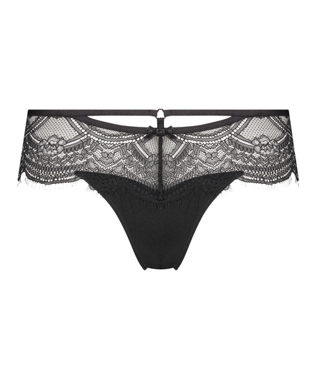 Nathalie boxerstring, Svart