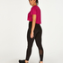 HKMX Crop-topp Mesh, Rosa