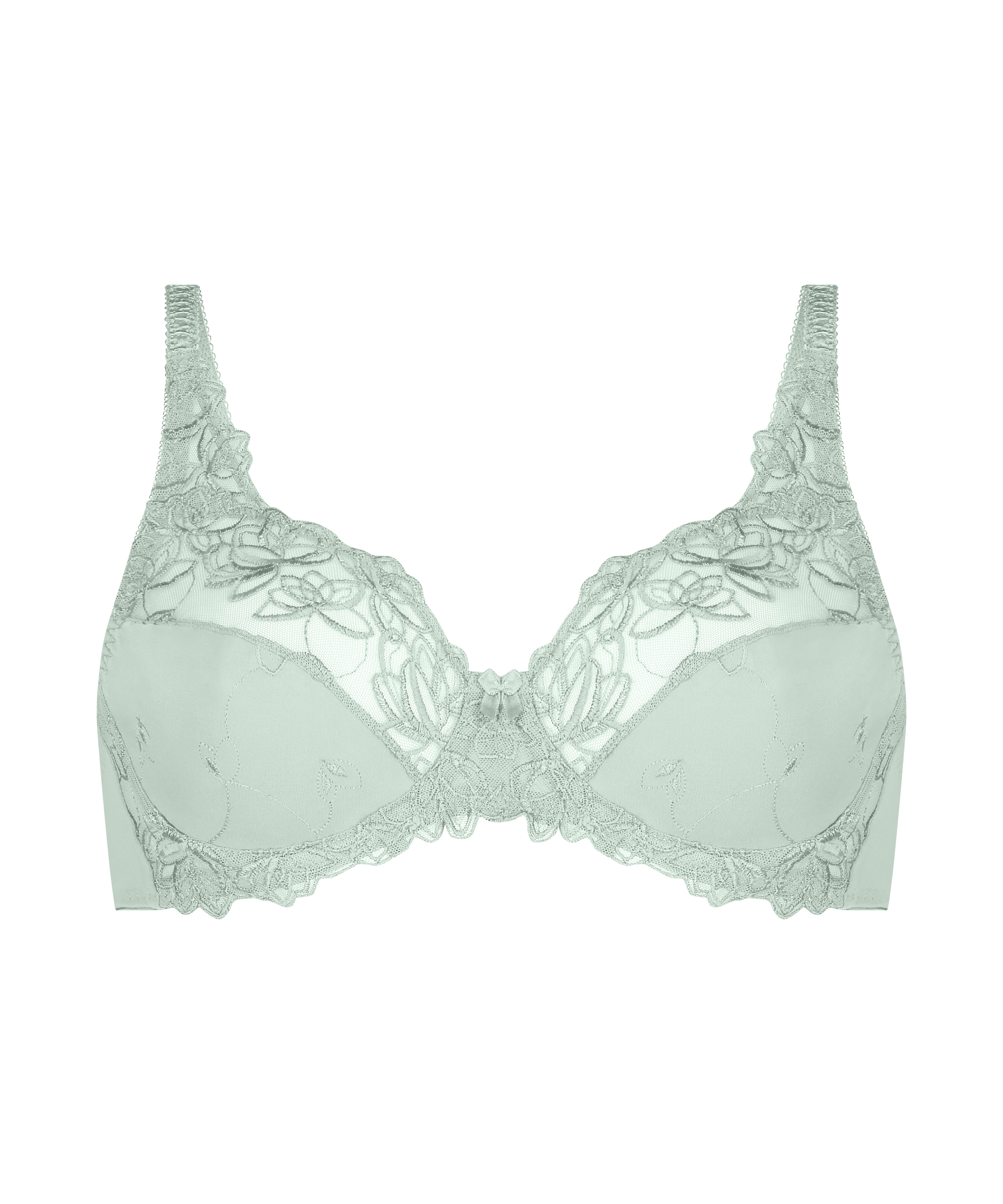 Uvattert bh med b&oslash;yle Diva, Gr&oslash;nn, main