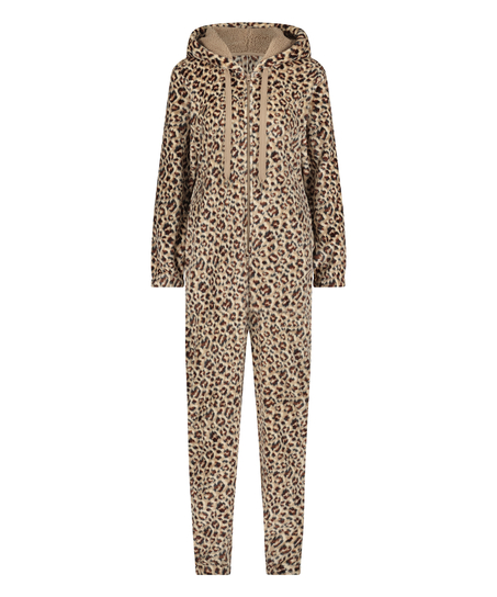 Onesie fleece, Beige