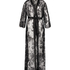 Kimono Allover Lace, Svart