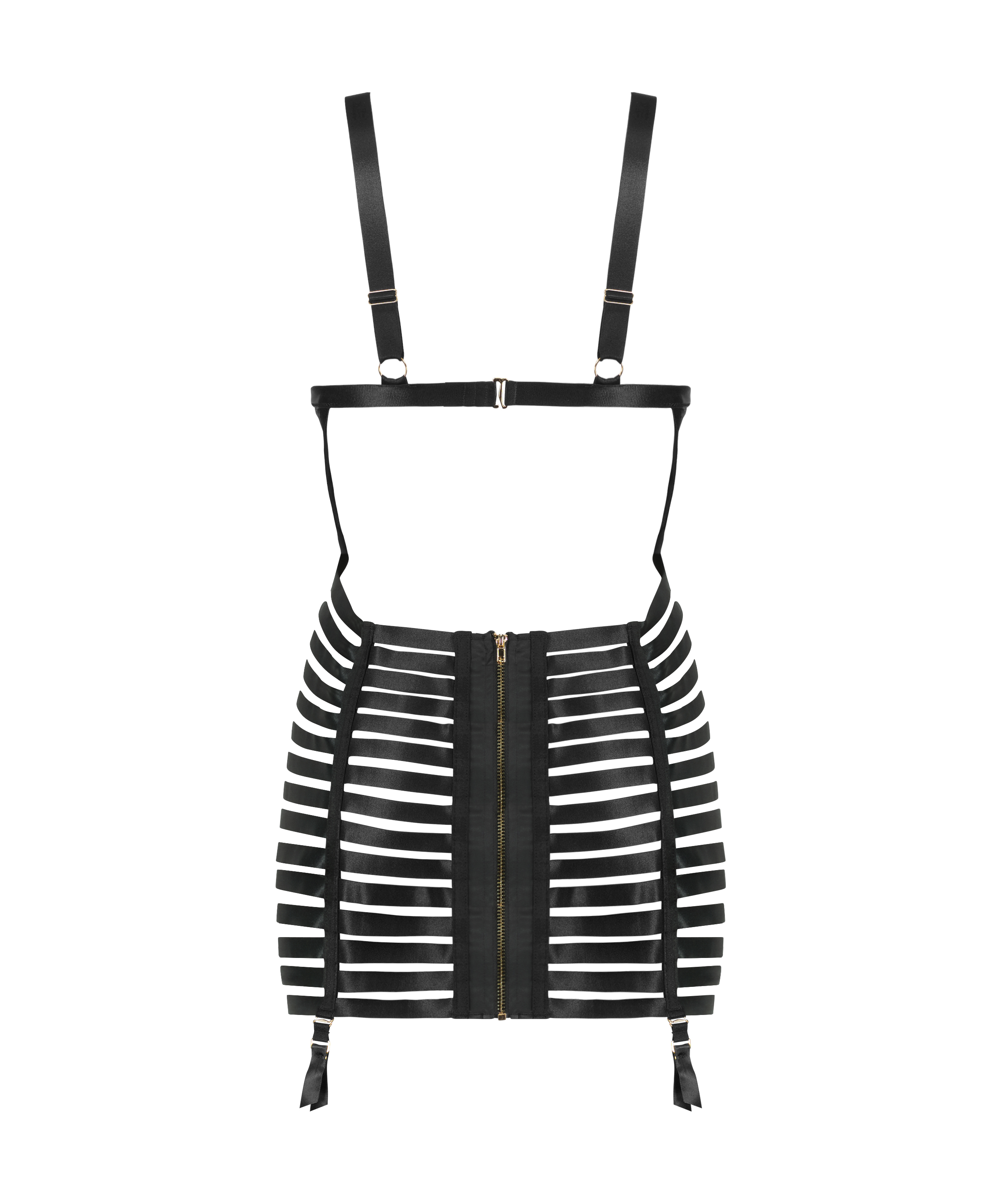 Slipkjole Brooke, Svart, main