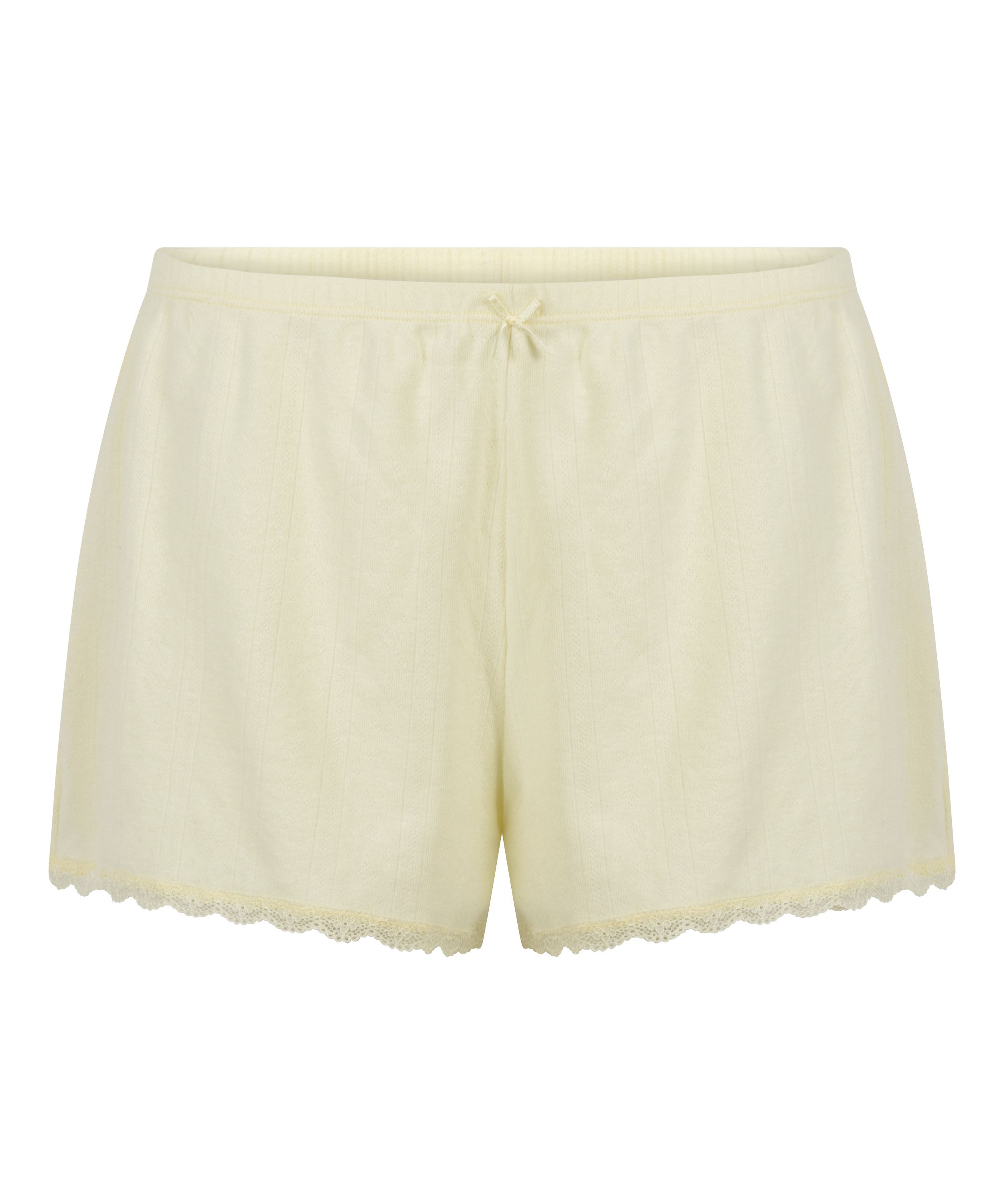 Pointelle shorts, Gul, main