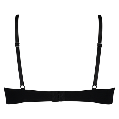 Vattert bh med b&oslash;yle Plunge, Svart