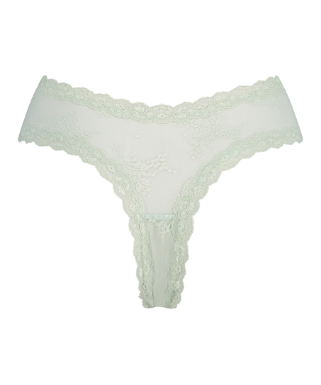 Brasiliansk truse V-shape Mesh, Beige