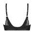 Vattert amme-bh med b&oslash;yle Adelaide, Svart