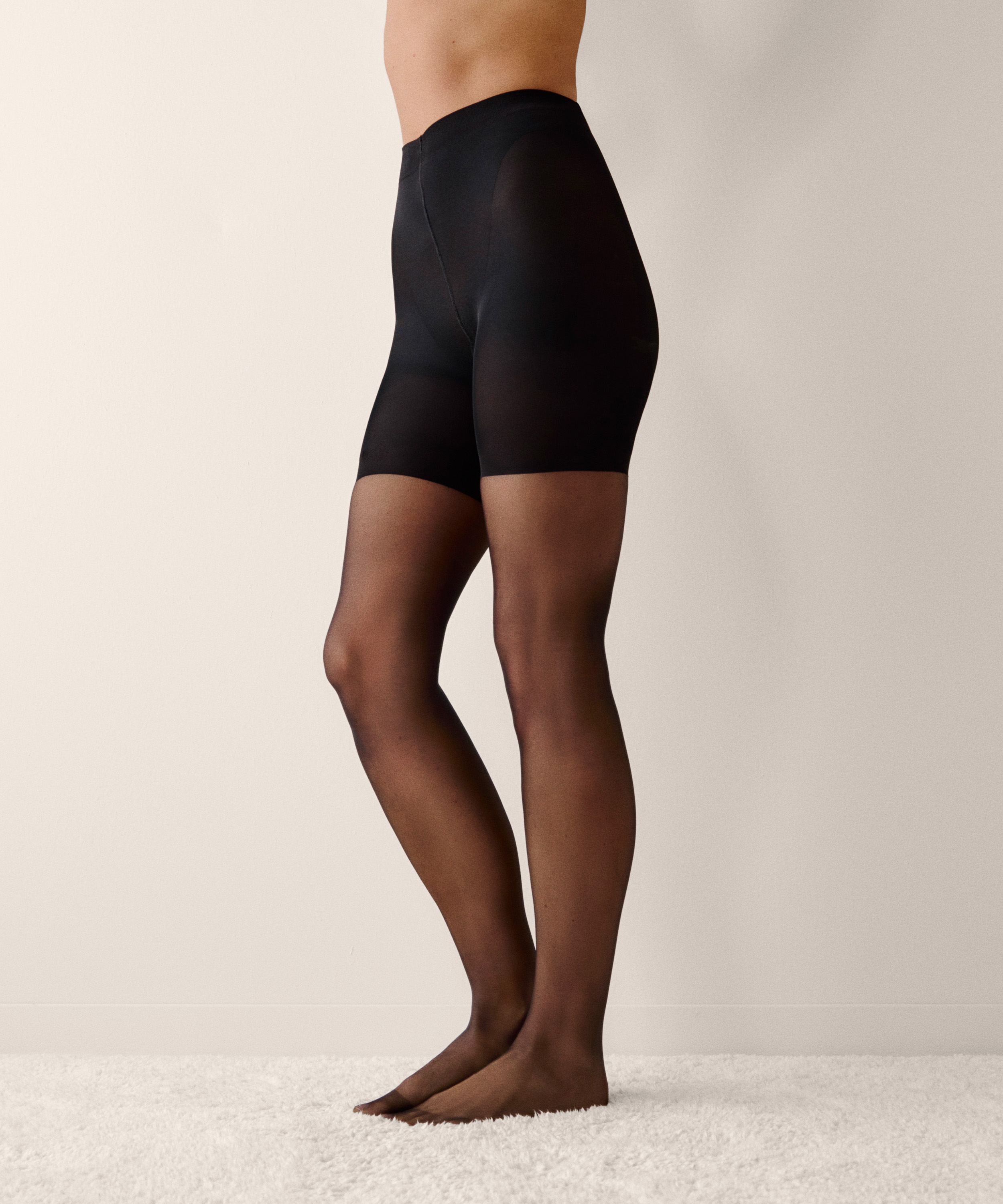 Strømpebukse 15 Denier Total Lift & Shape, Svart, main