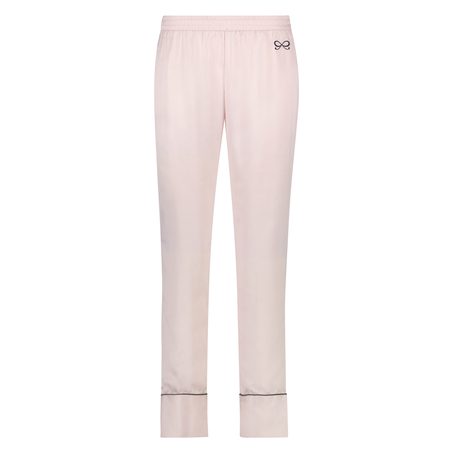 Bow pyjamasbukse i sateng, Rosa