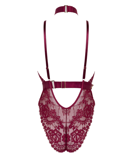 Private Brandy body åpent skritt, Rød