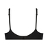 Mesh polstret BH med spiler, Svart