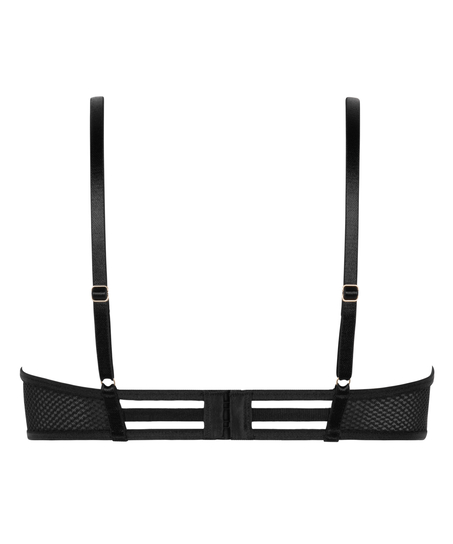 Ufôret BH med bøyle Rhys, Svart