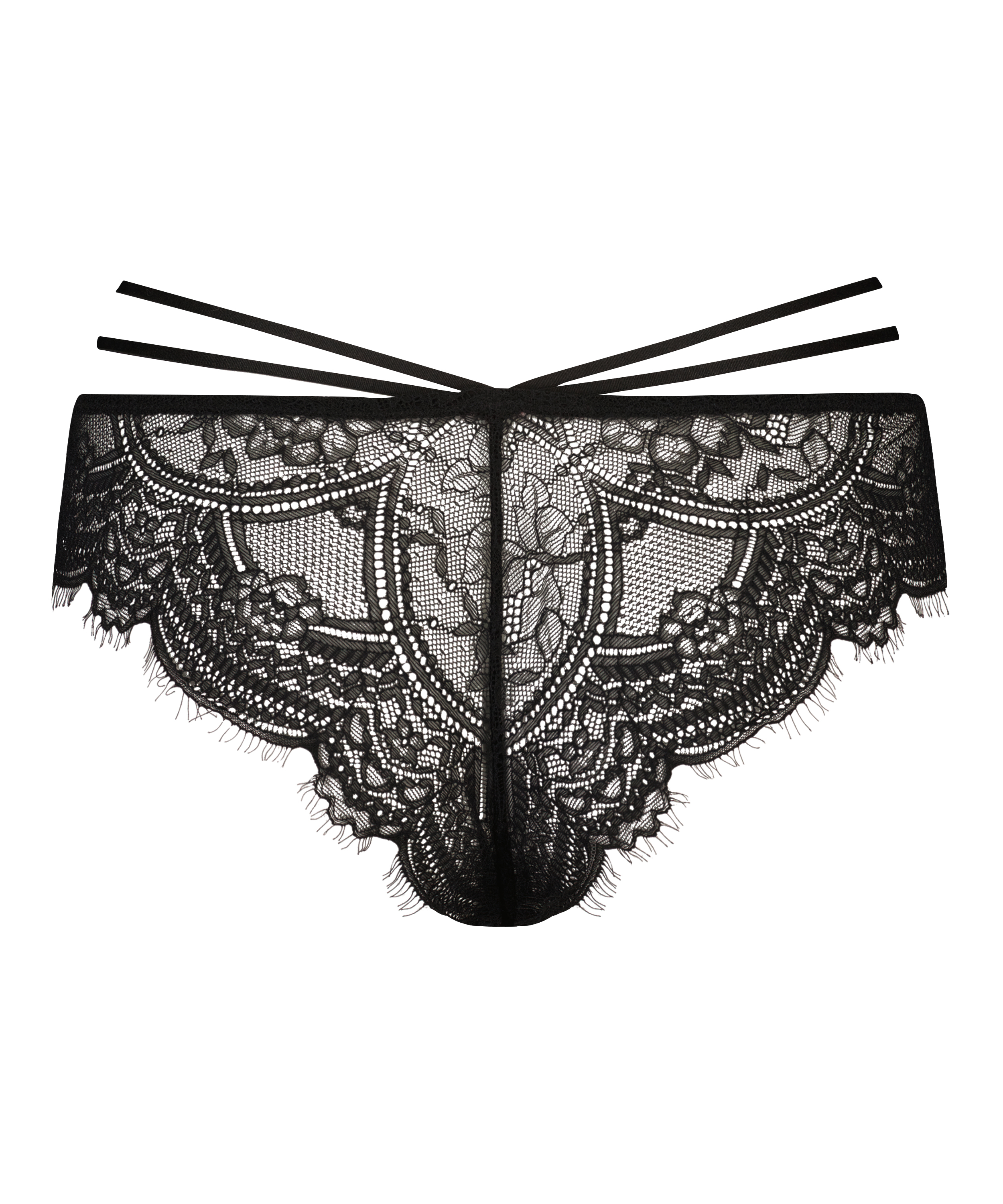 Sian brasiliansk truse med høy skjæring, Svart, main