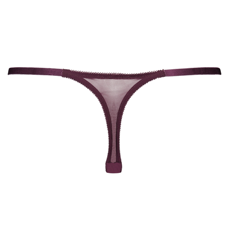 Thong Embroidered, Lilla