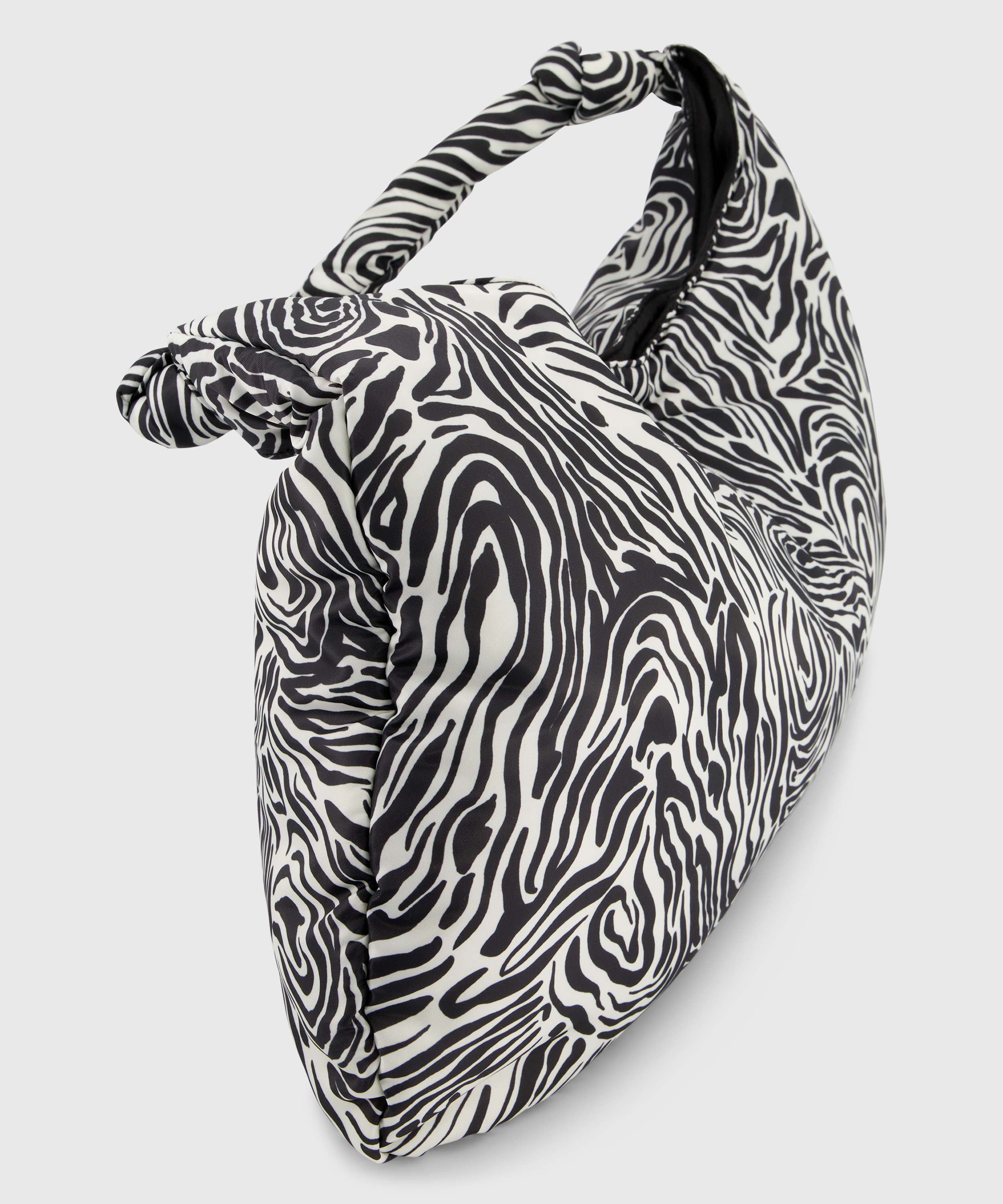 Zebra bag, Brun, main