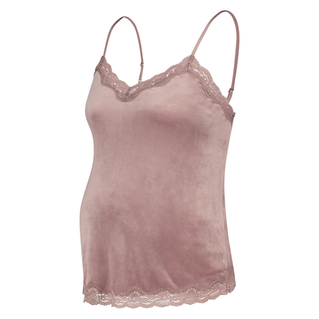 Maternity Velours cami, Rosa