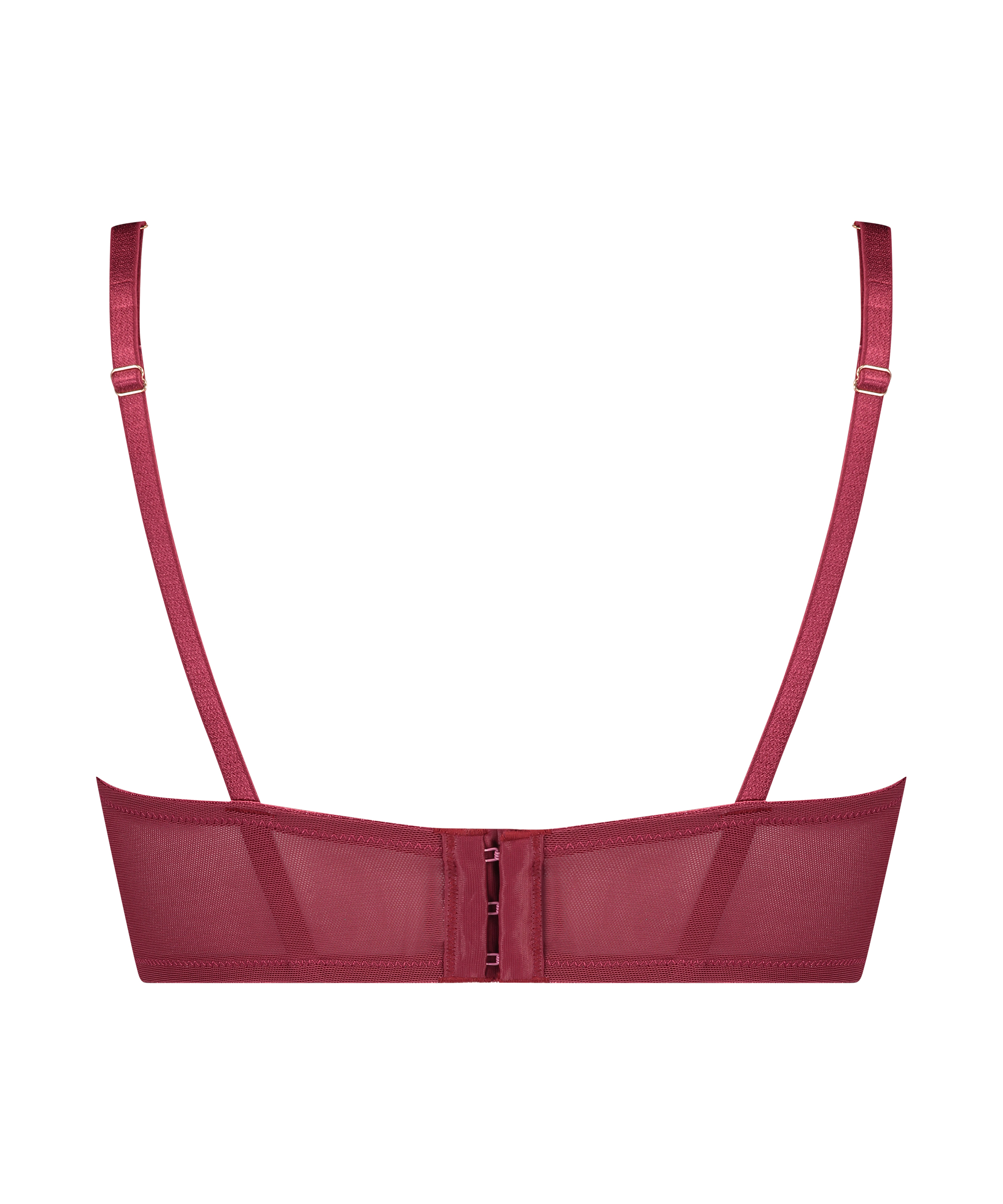 Chase polstret spile-BH med halve sk&aring;ler Rebecca Mir, R&oslash;d, main