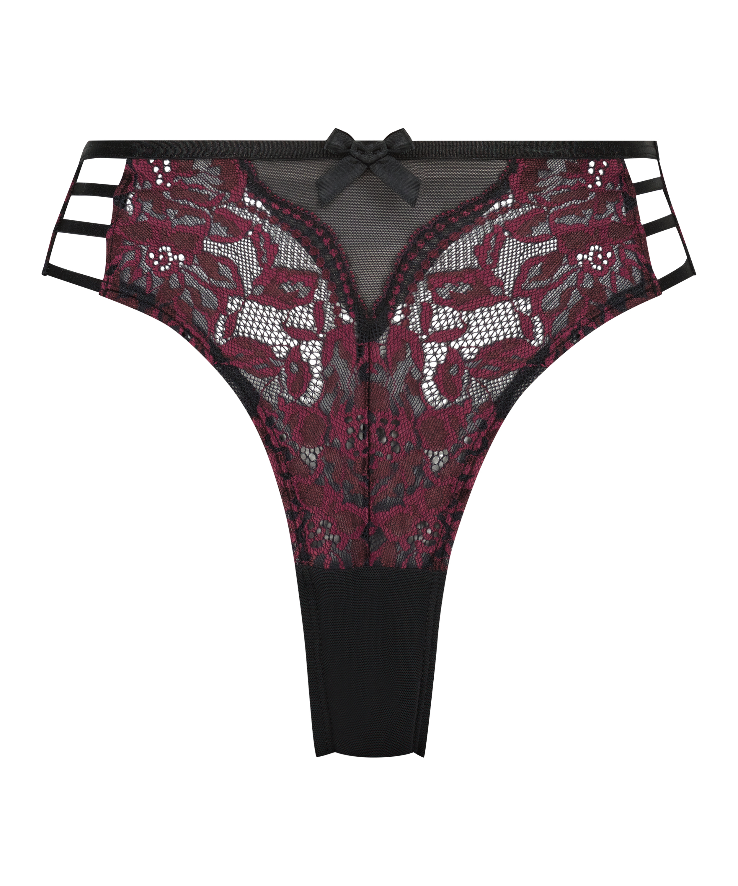 Brasiliansk truse med h&oslash;y skj&aelig;ring Astrid, Svart, main