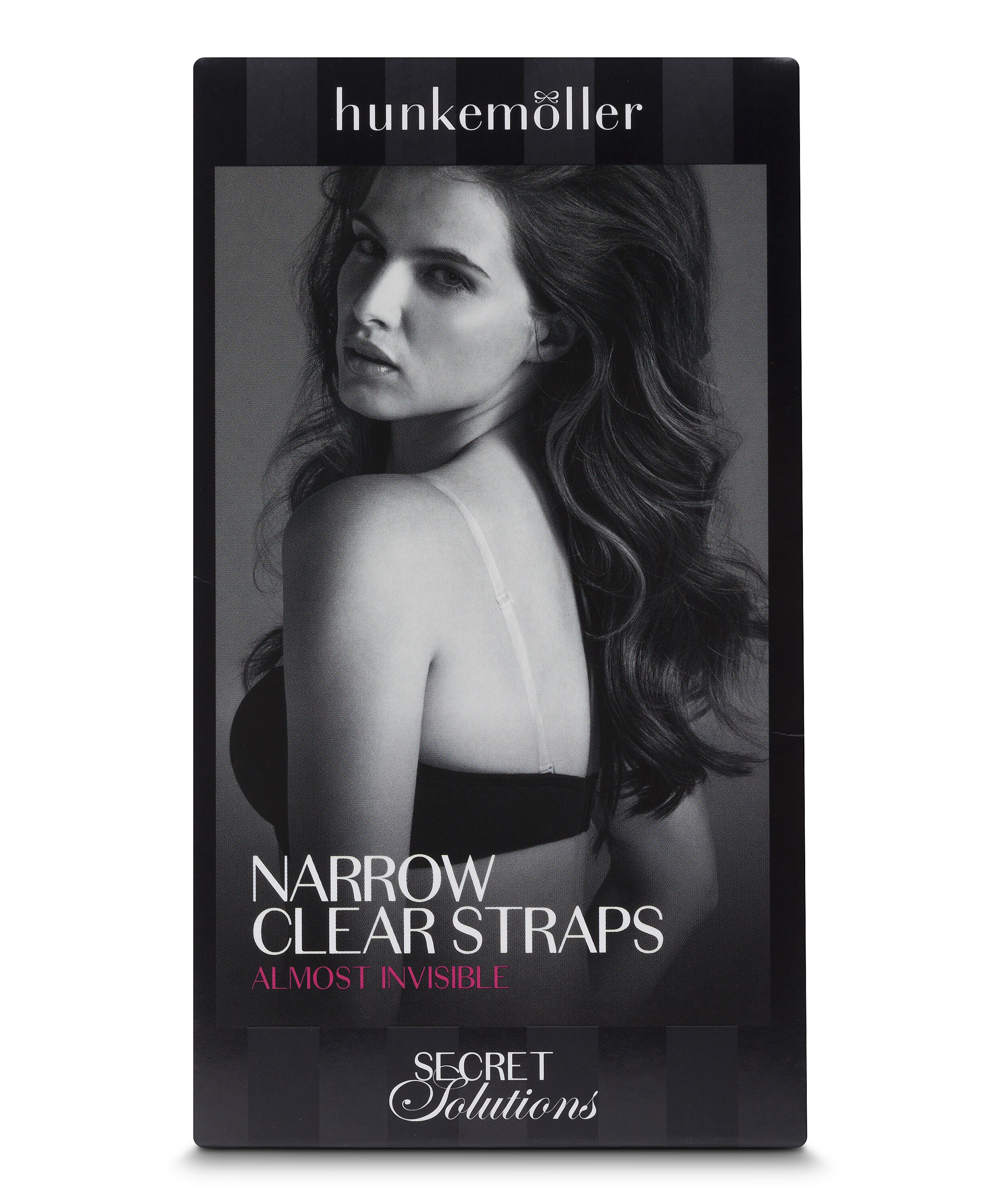 Gjennomsiktige BH-stropper, Hvit