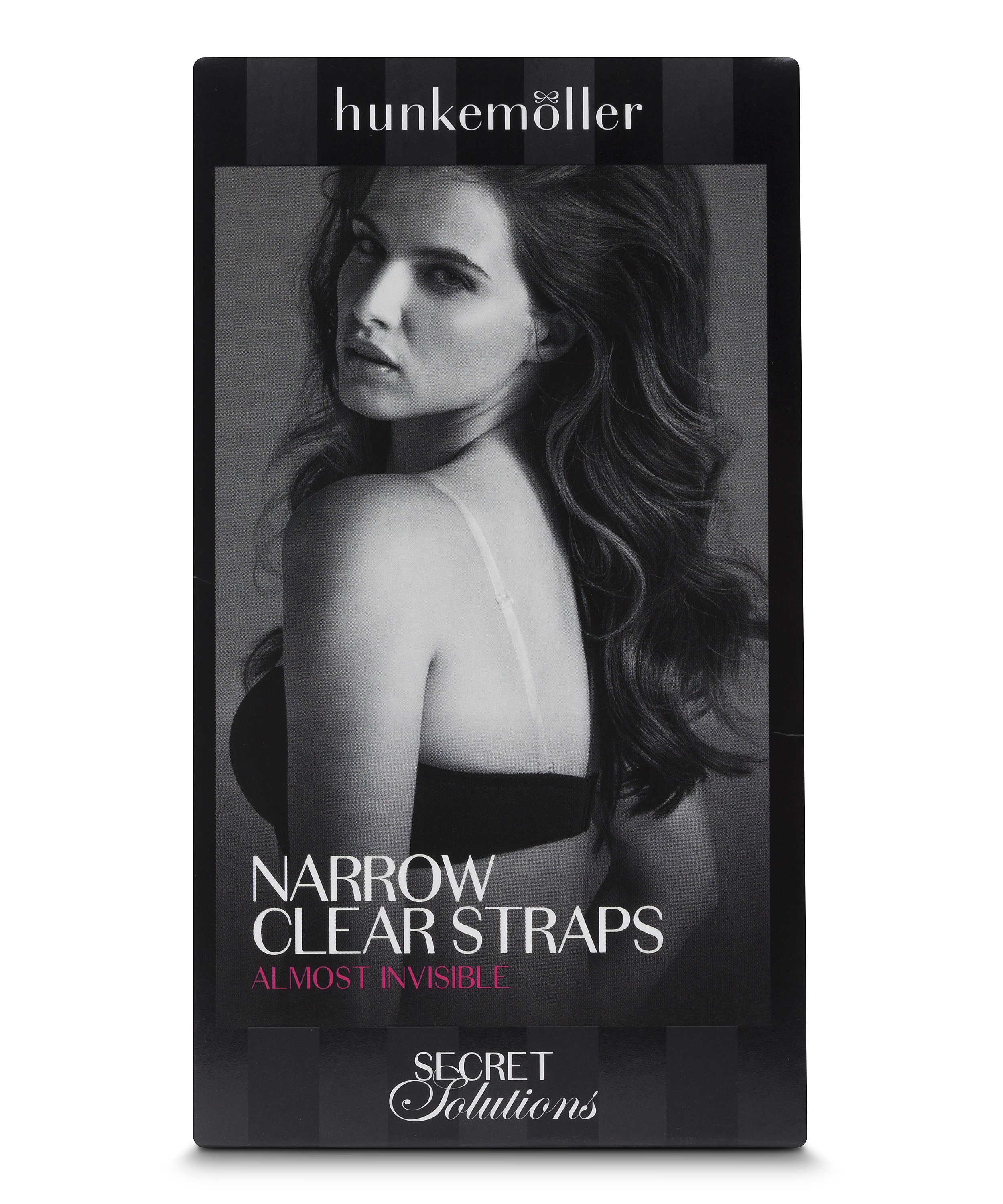 Gjennomsiktige BH-stropper, Hvit, main