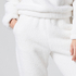 Fleece Snuggle joggebukse, Hvit