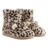 Leopard Print Boots, Beige