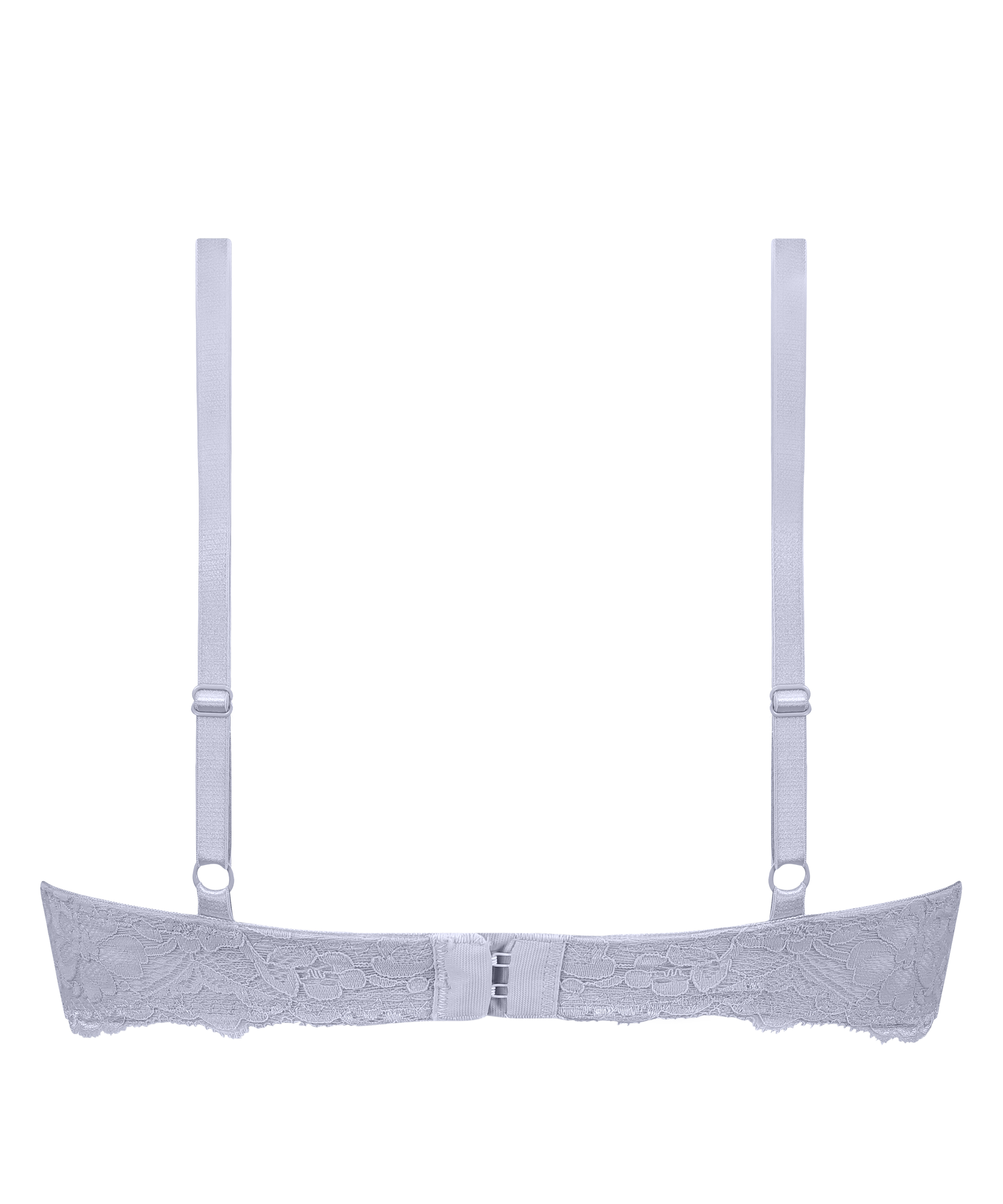 Vattert bh med bøyle push-up Marine, Lilla, main