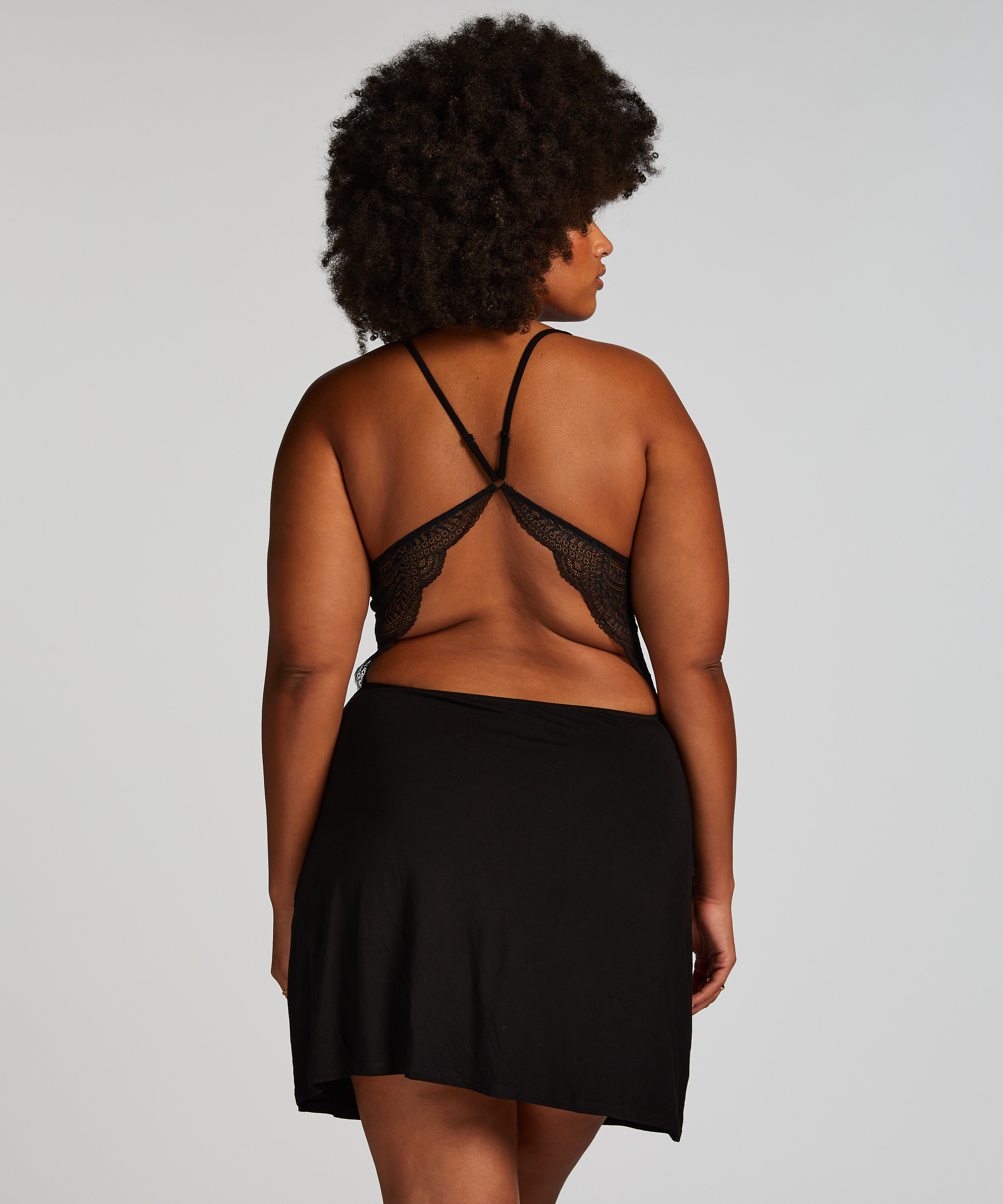 Nova Underkjole Jersey, Svart, main