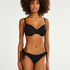 Scallop Goddess frekk bikinitruse, Svart